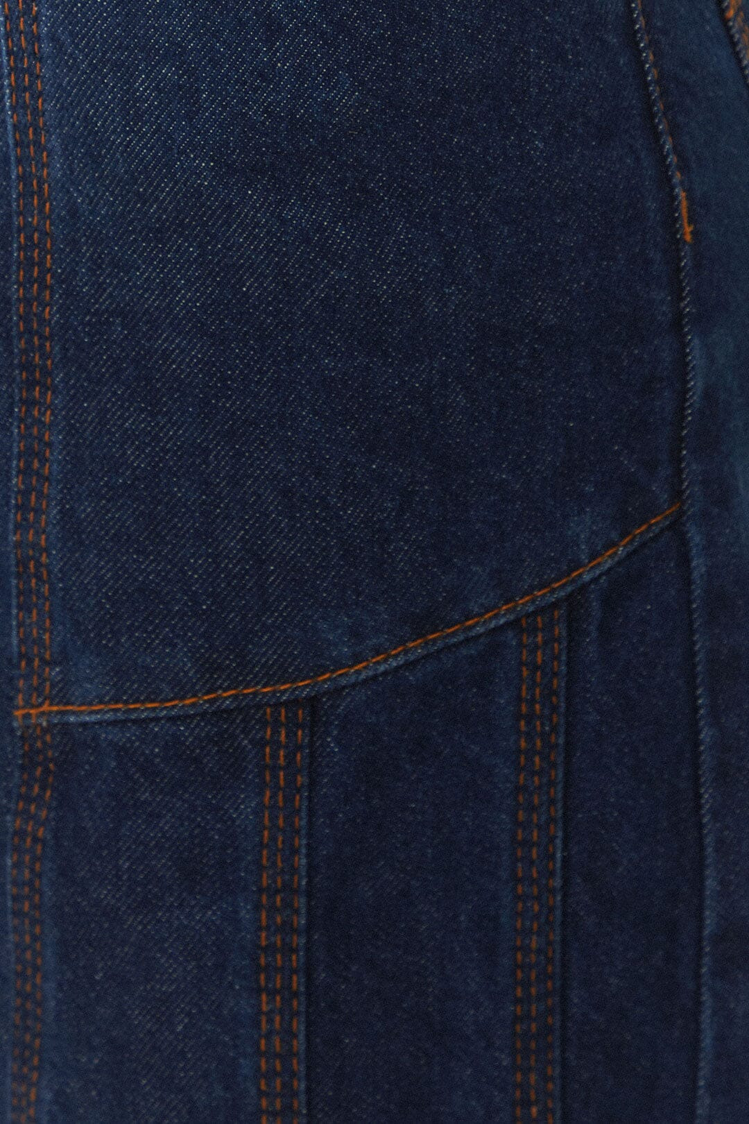 Dark Denim High Waist Snips Pants - 5