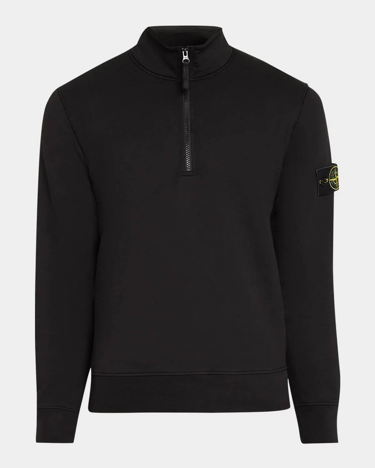 Felpa Cotton Quarter-Zip Jacket - 1