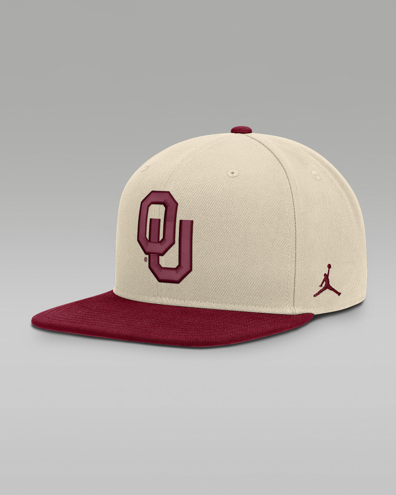 Oklahoma Campus Prep Men's Jordan Brand Dri-FIT College Adjustable Hat 1
