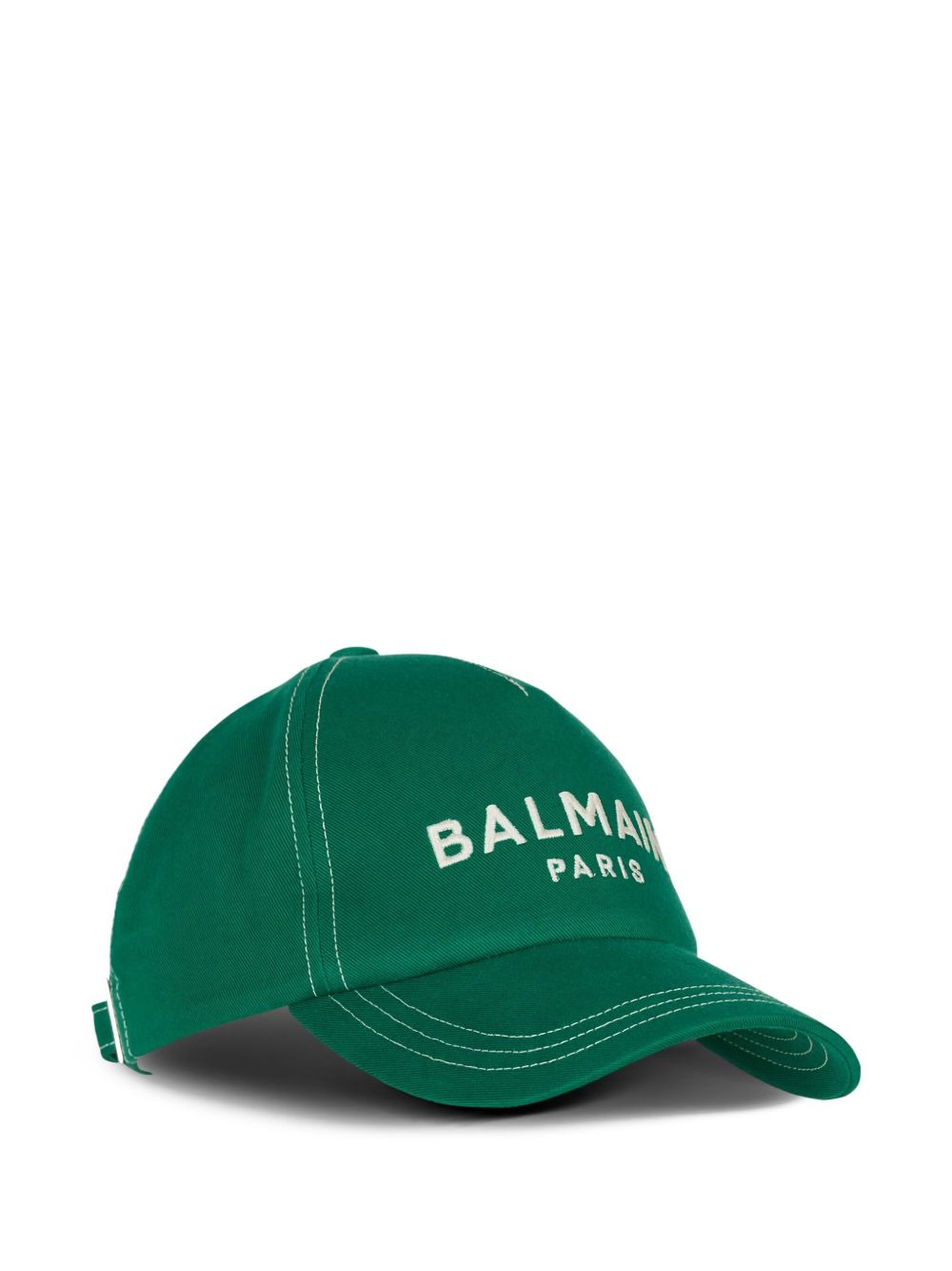 logo-embroidered cotton baseball cap - 3