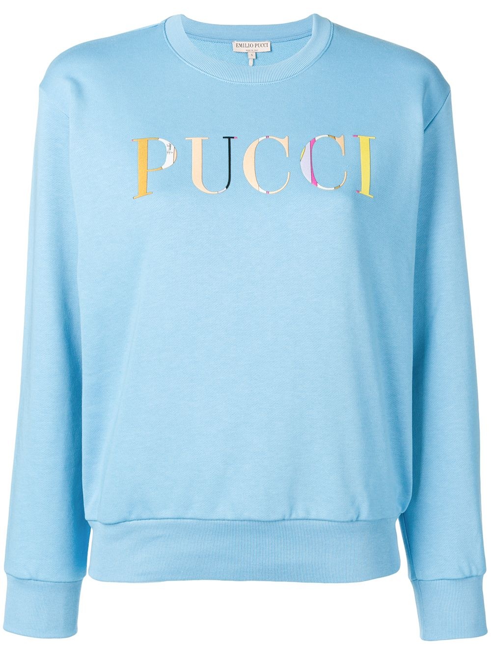 Logo Print Jersey Sweatshirt - 1