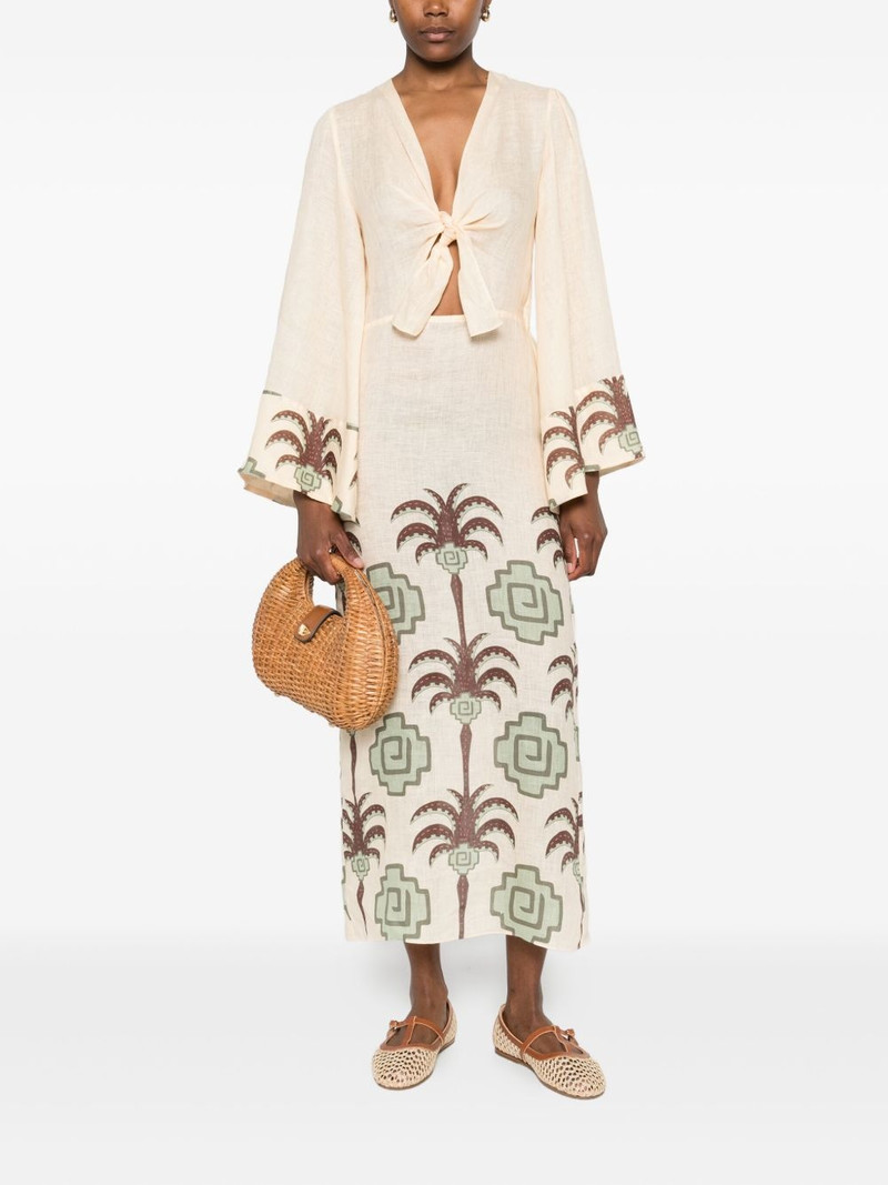 Johanna Ortiz Sailing Flags midi dress outlook