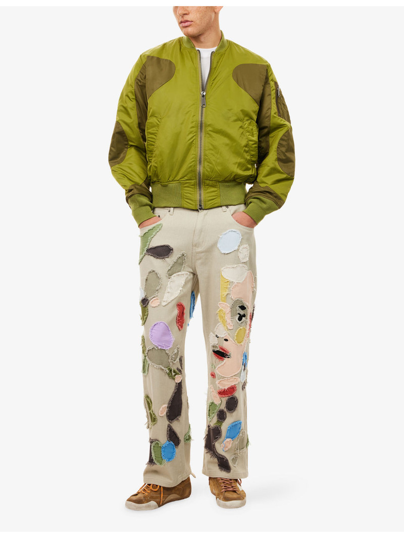 KidSuper Tonal Relaxed-Fit Nylon Bomber Jacket outlook