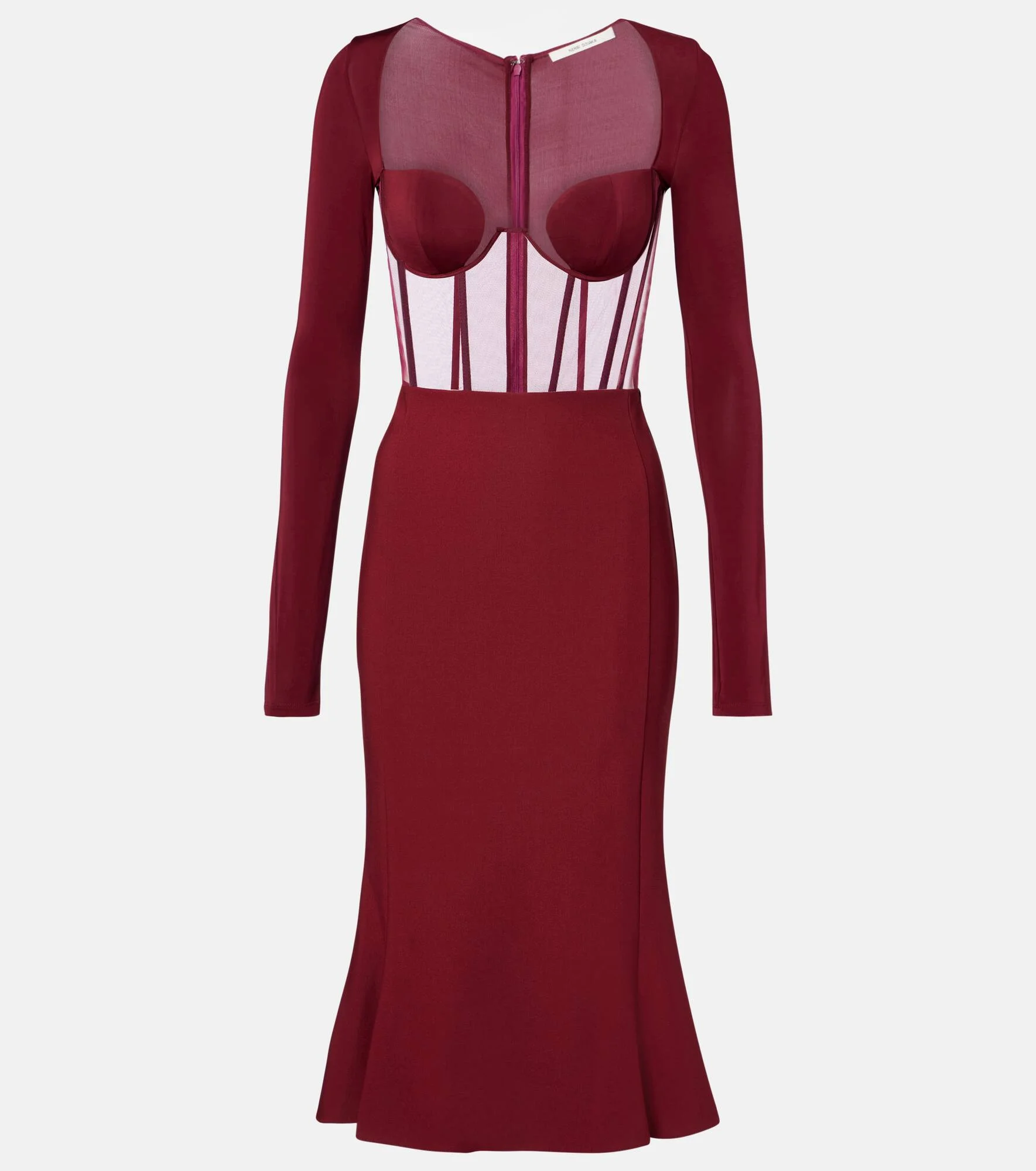Paneled corset dress - 1