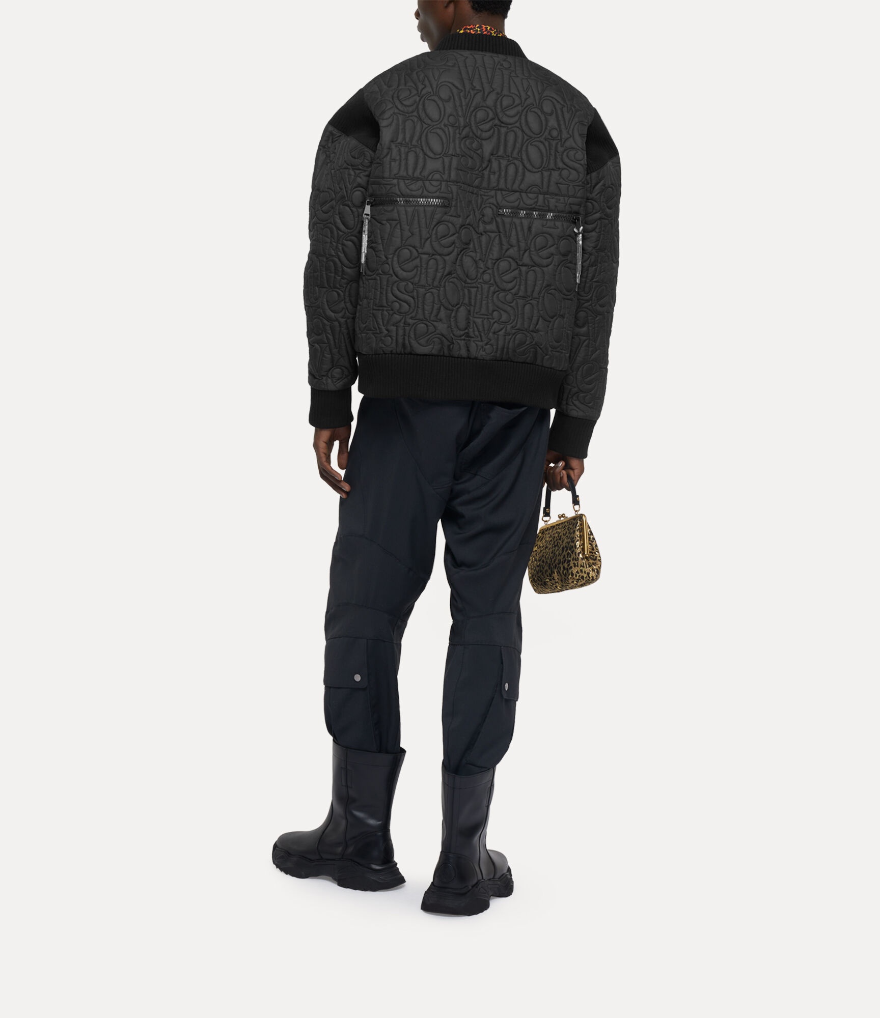 STRIPPED CYCLIST BOMBER - 3