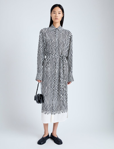 Proenza Schouler Bailey Dress in Printed Viscose Crepe outlook