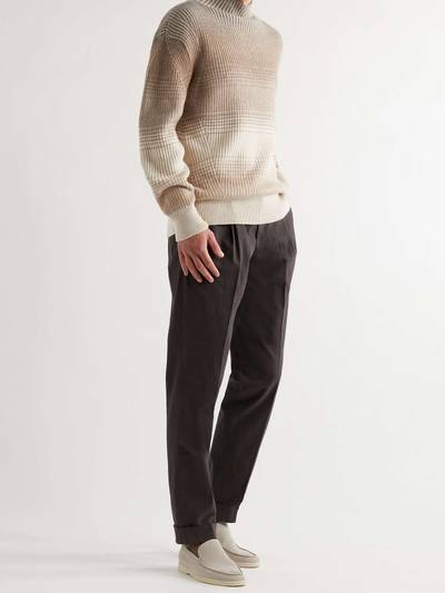 Loro Piana Ribbed Virgin Wool Mock-Neck Sweater outlook