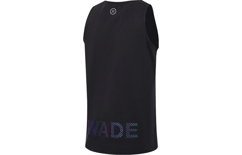 Li-Ning Li-Ning Way Of Wade Graphic Basketball Tank 'Black' AVST089-1 outlook