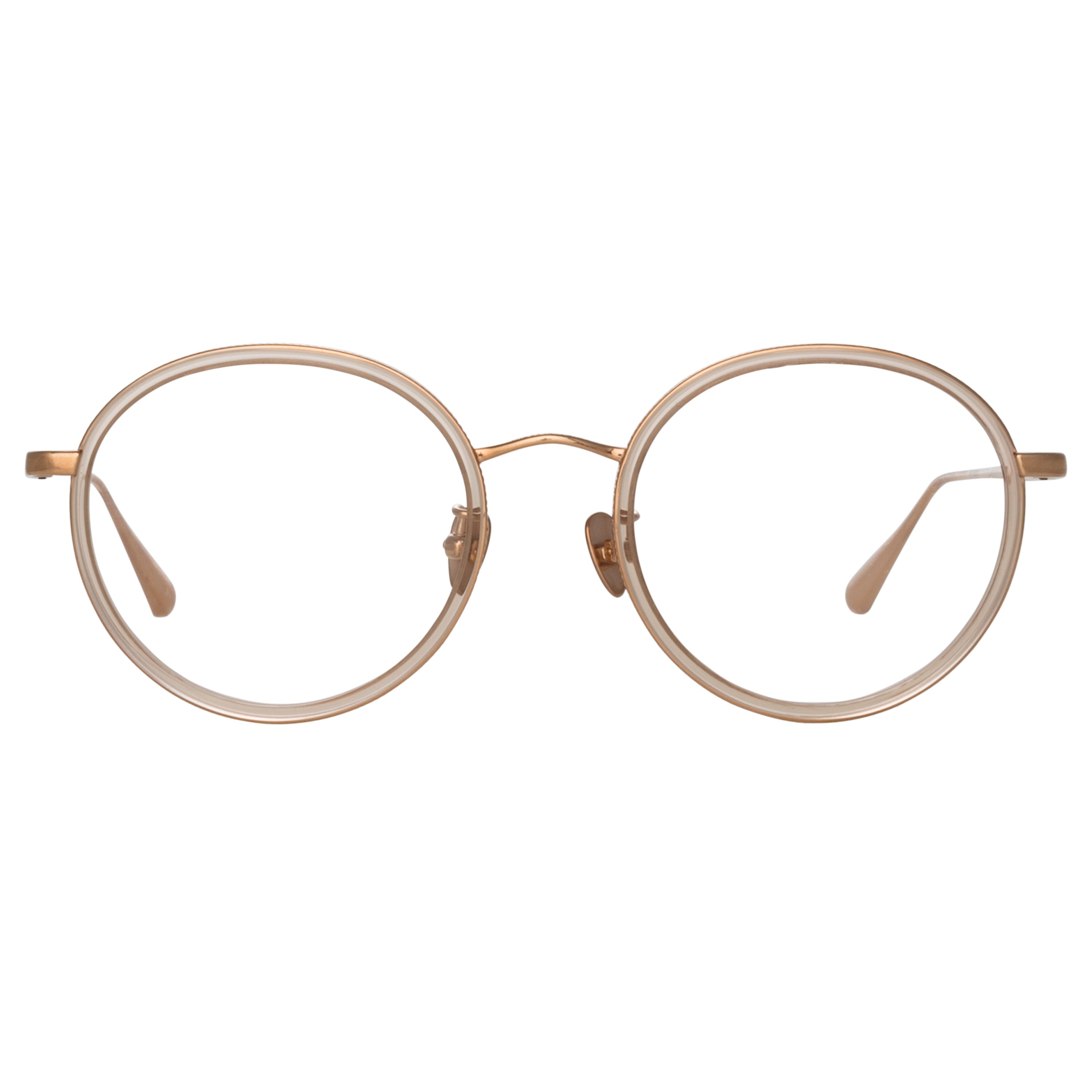 SATO OVAL OPTICAL FRAME IN ROSE GOLD - 1