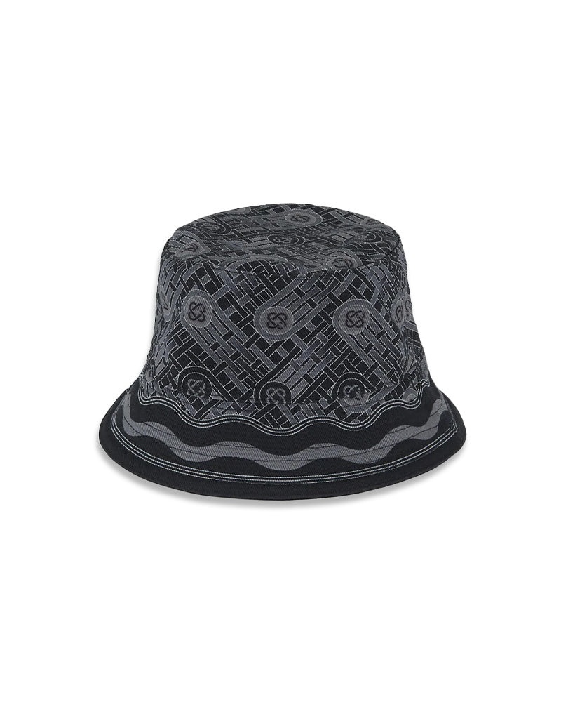 Ping Pong Monogram Denim Bucket Hat - 1