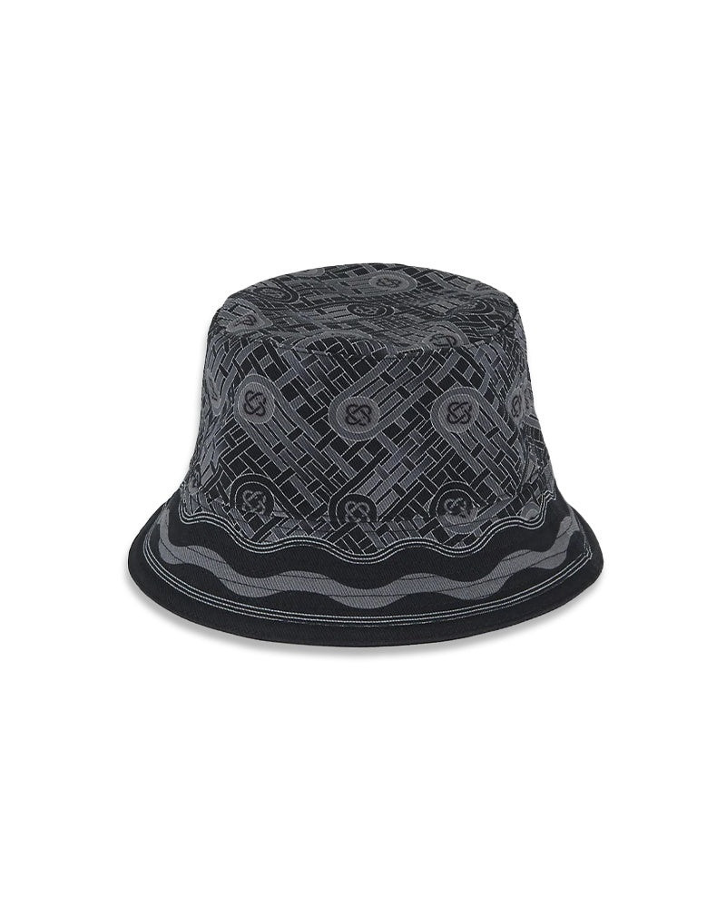 Ping Pong Monogram Denim Bucket Hat 1