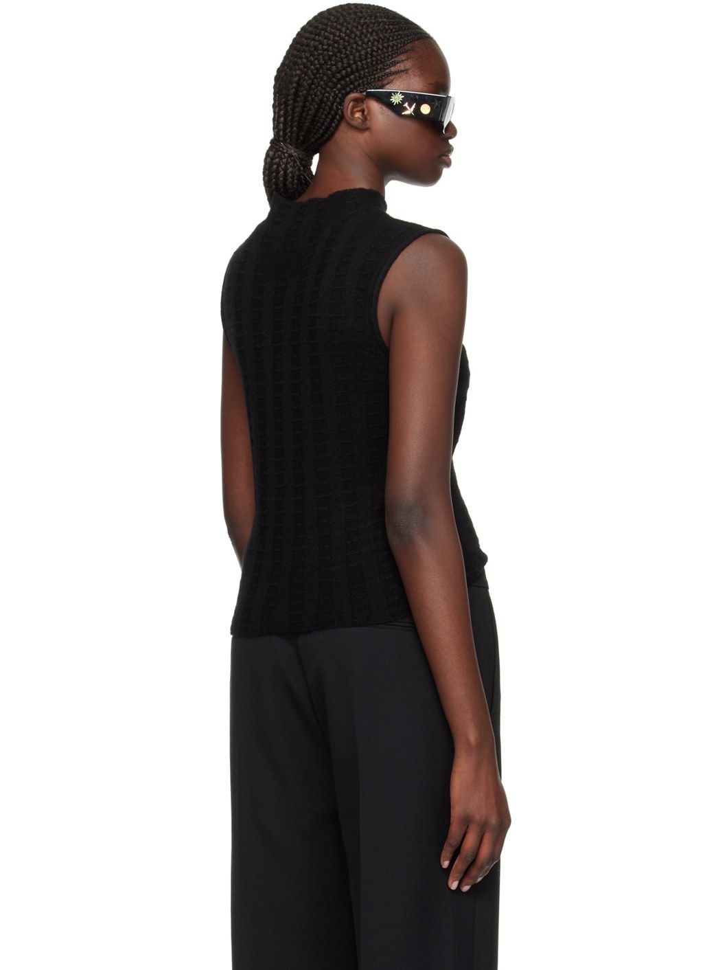 Black Shell Tank Top - 3