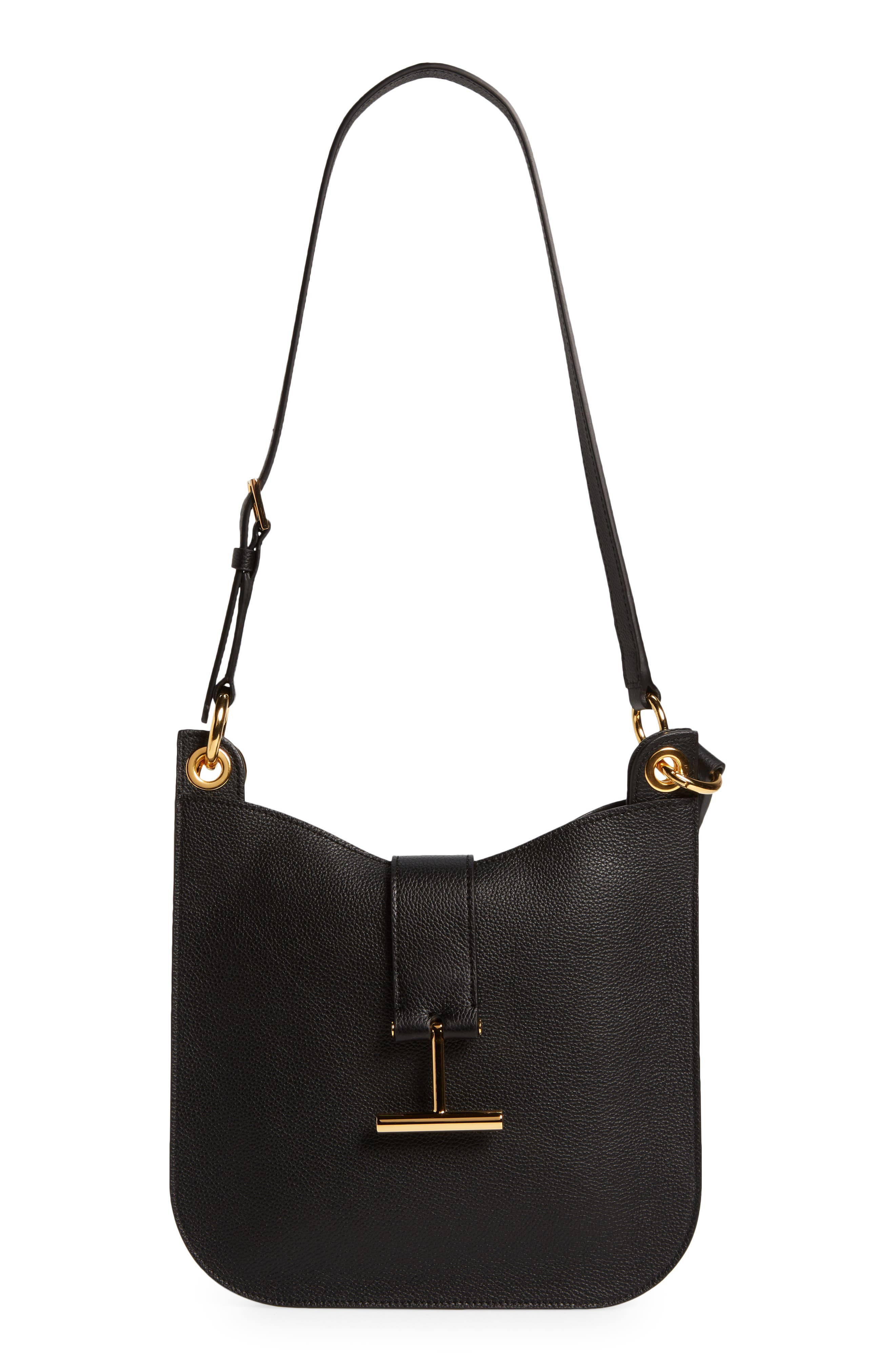TOM FORD Small Tara Leather Top Handle Bag in Black at Nordstrom - 1