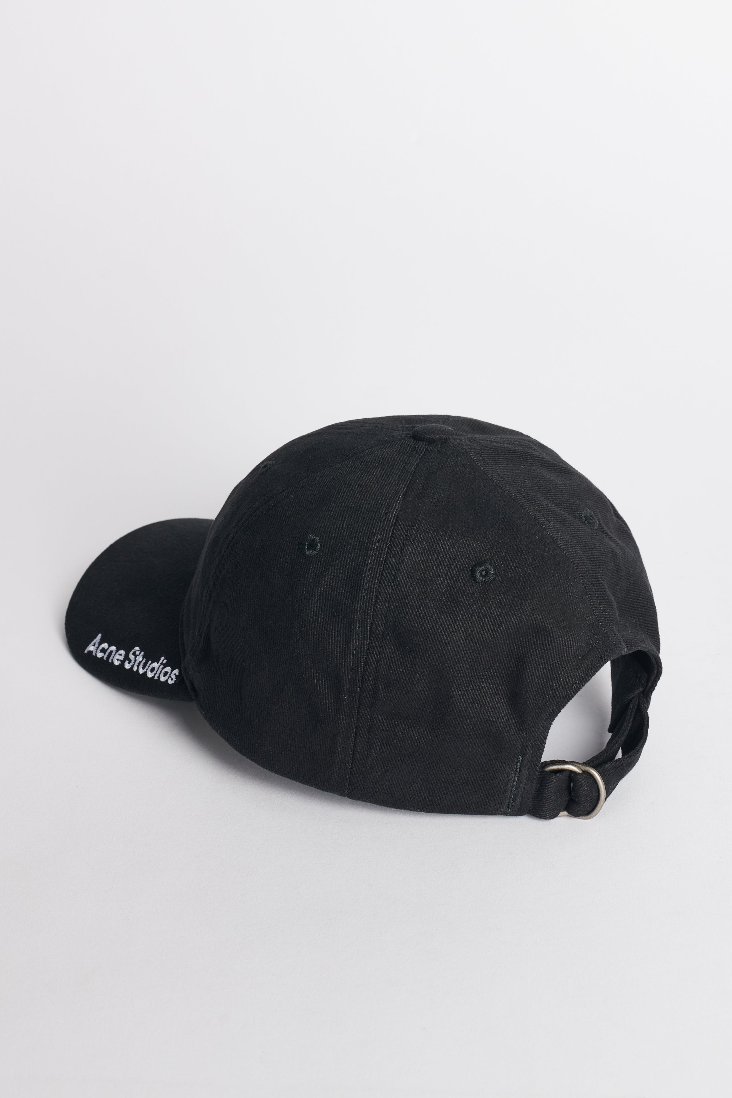 ACNE STUDIOS LOGO CAP BLACK - 3
