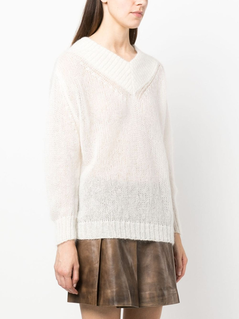 open-knit mohair-blend jumper 3