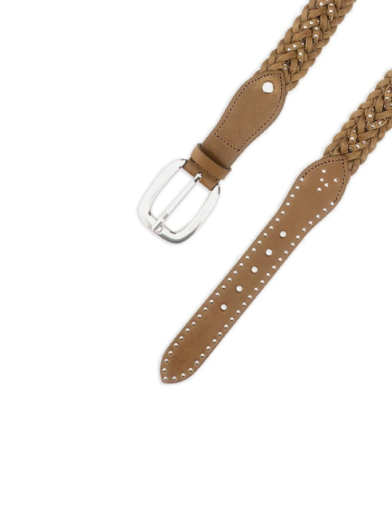 Golden Goose braided leather belt outlook