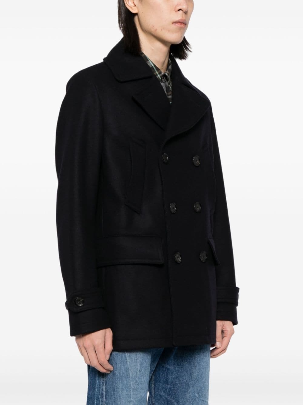 double-breasted coat - 3