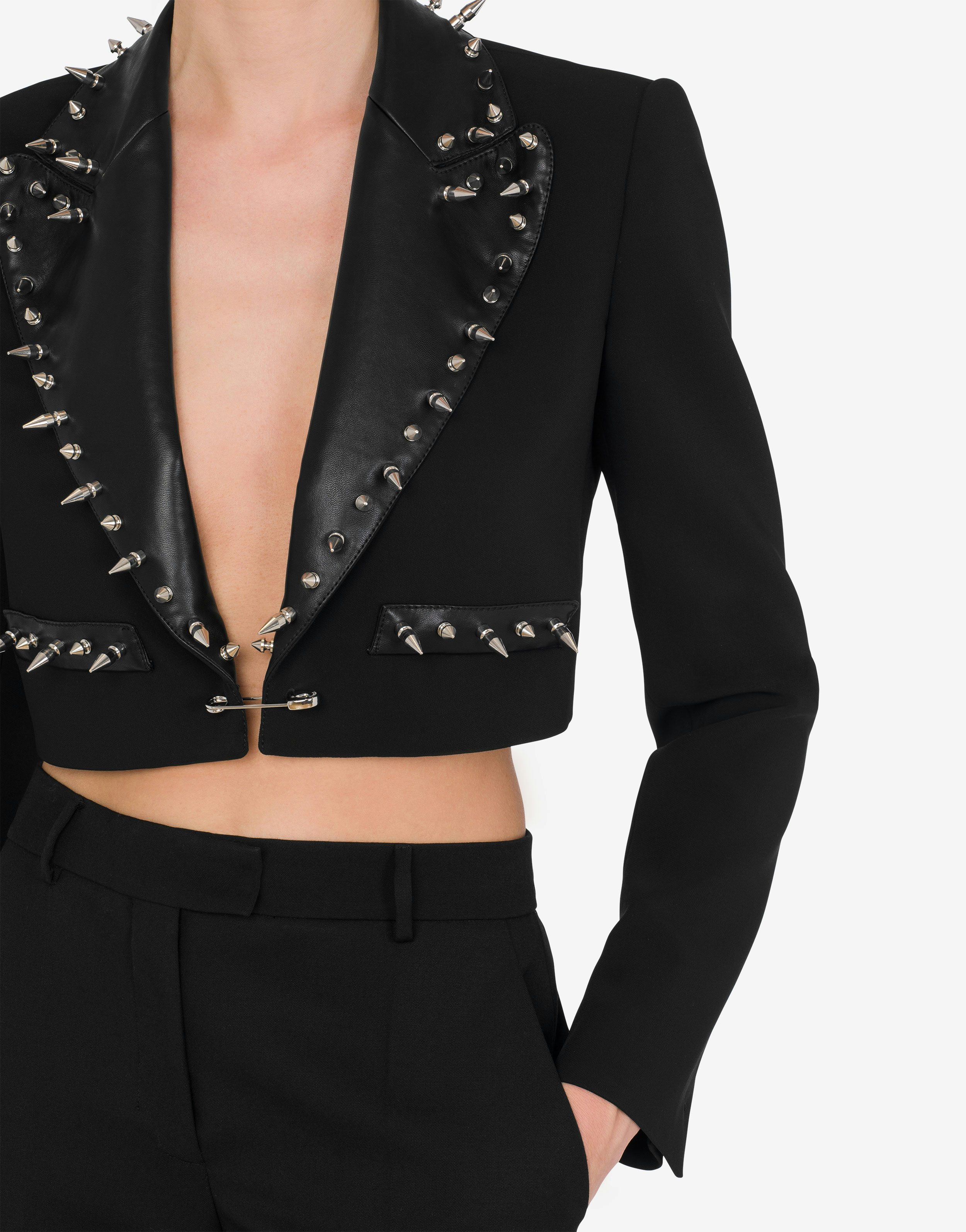 PUNK COUTURE CADY CROP JACKET WITH STUDS - 4
