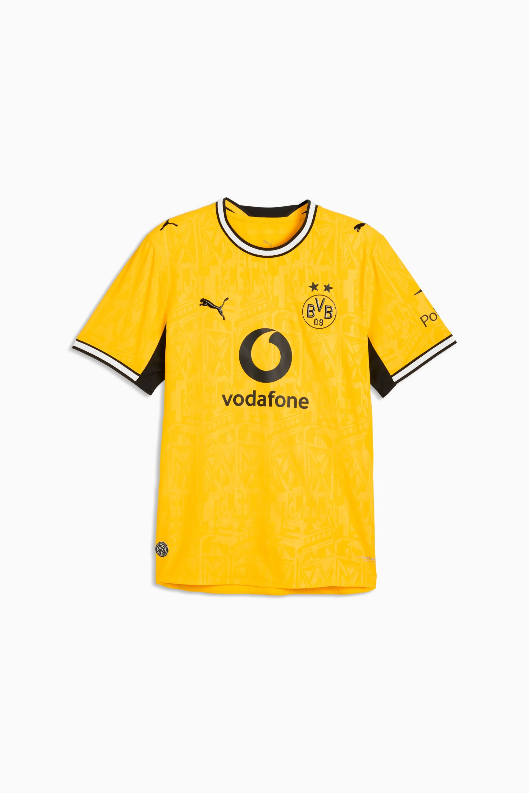 Borussia Dortmund Home Authentic Men's Soccer Jersey - 1