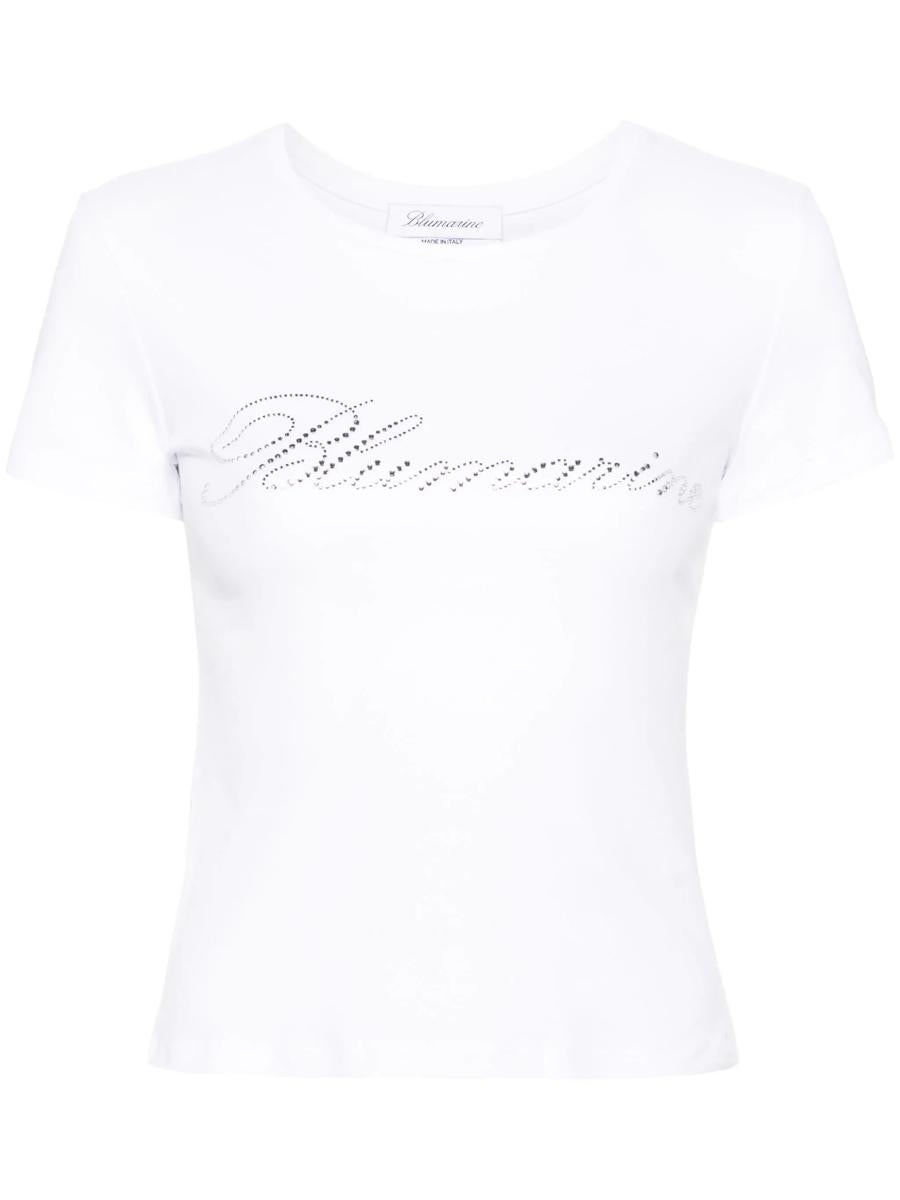 Blumarine BLUMARINE LOGO T-SHIRT CLOTHING - 1