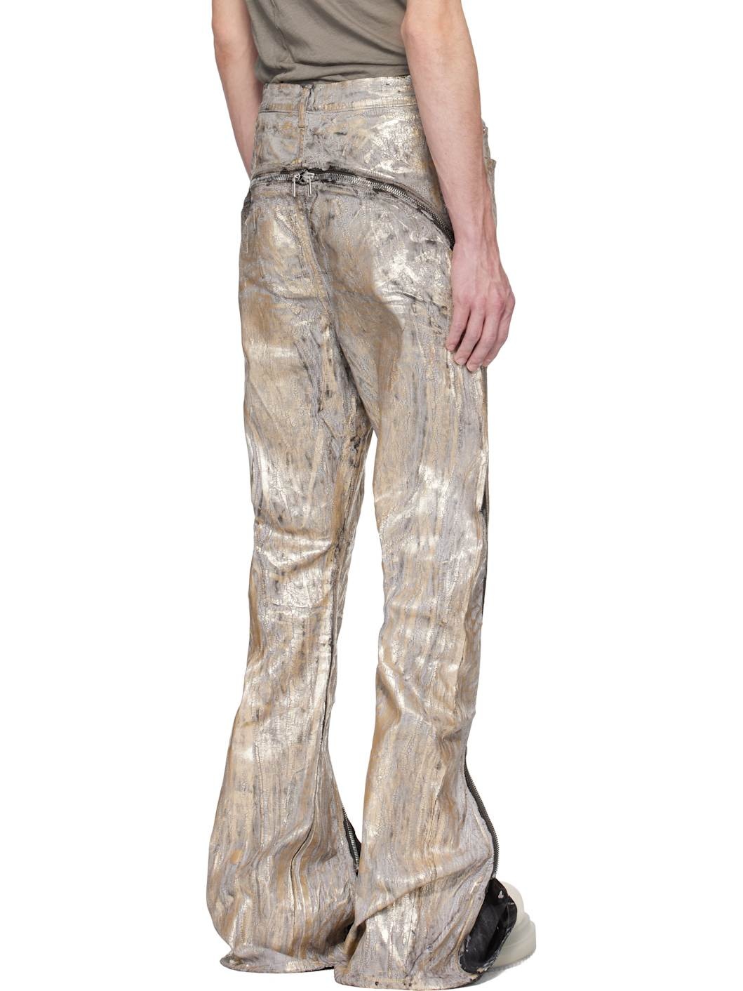 Gold Hollywood Bolan Banana Jeans - 3