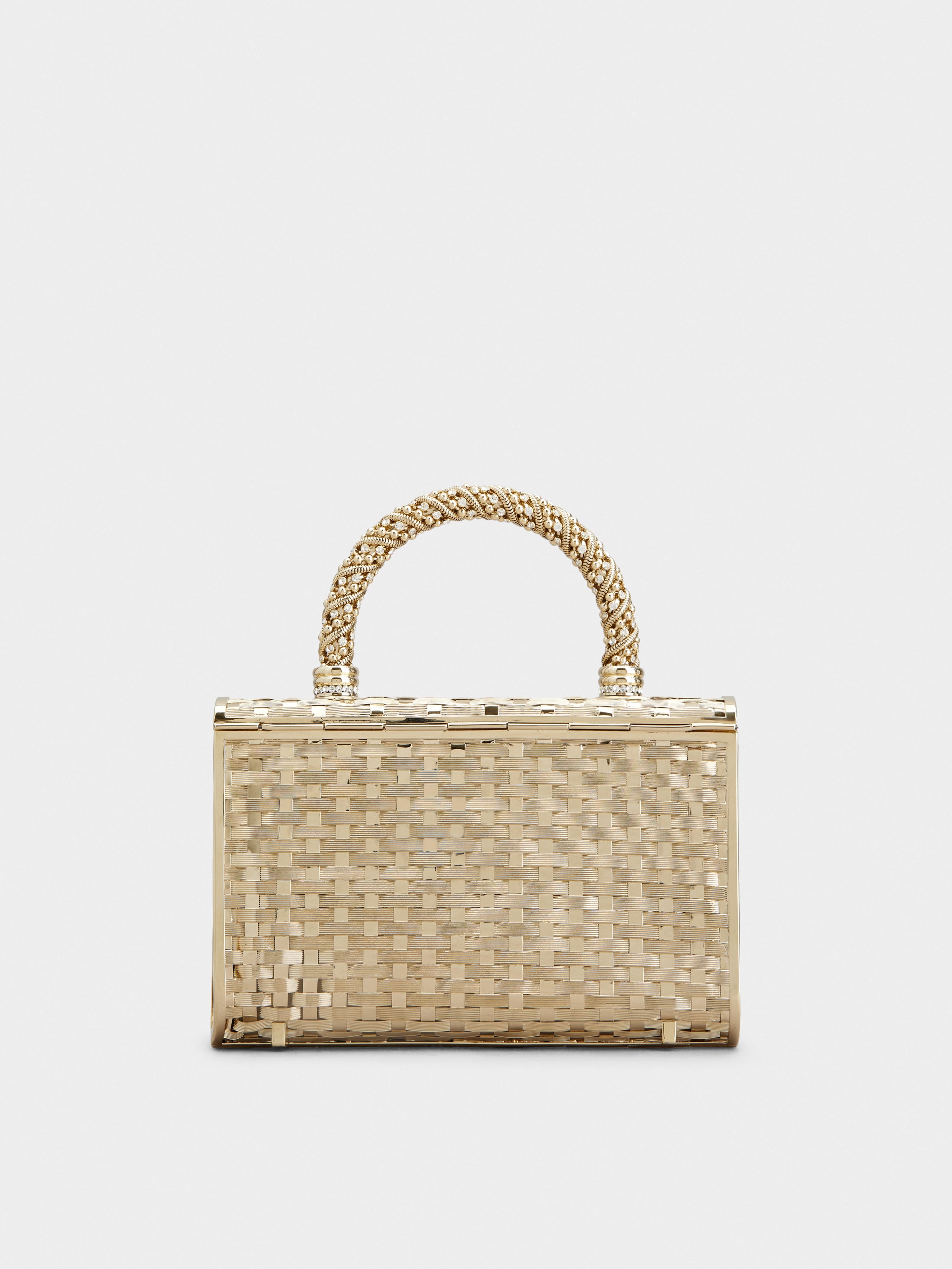 Jewel Efflorescence Mini Bag in metal - 4