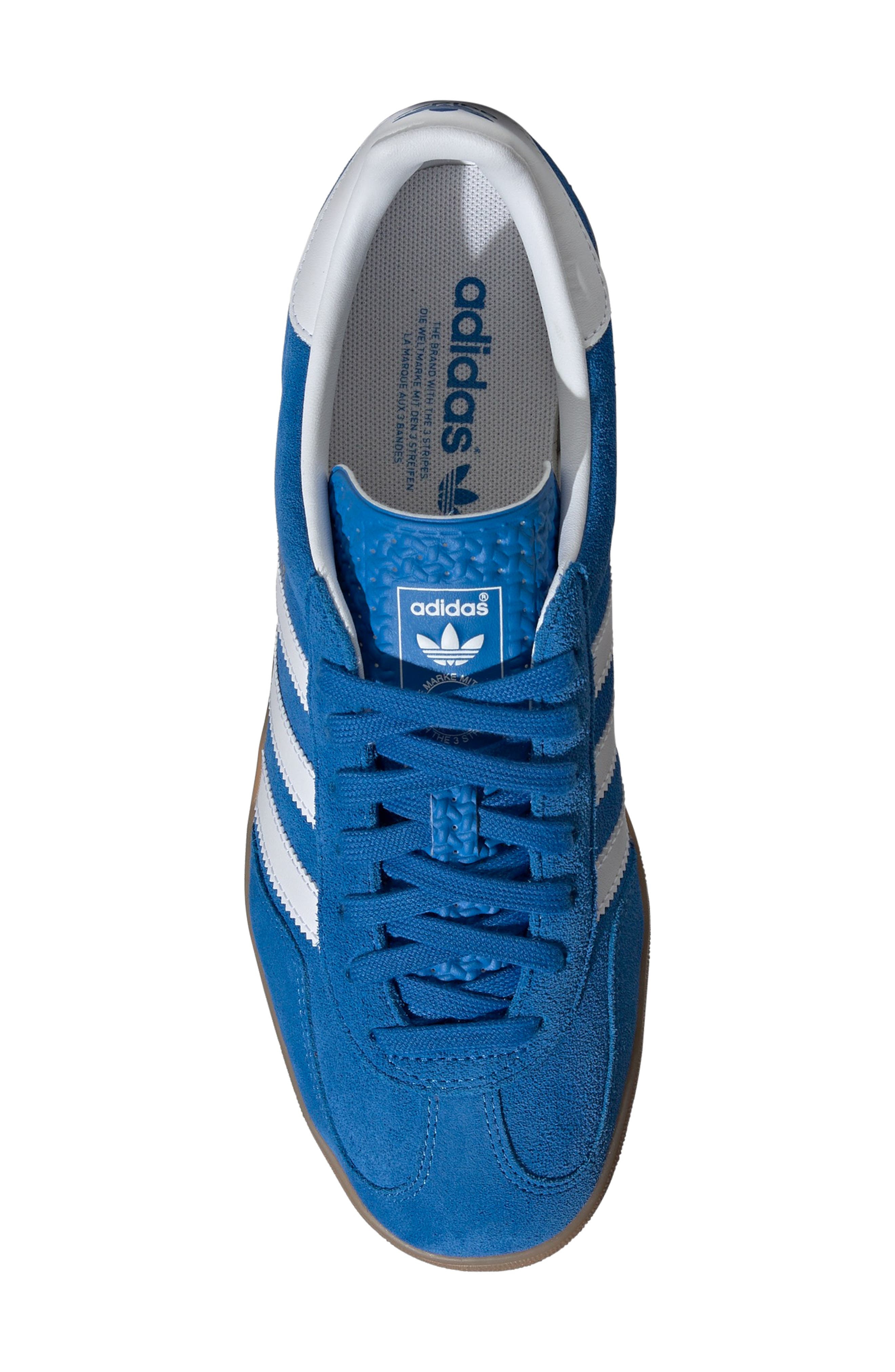 adidas Gazelle Indoor Sneaker in Bluebird/White/Gum at Nordstrom - 4