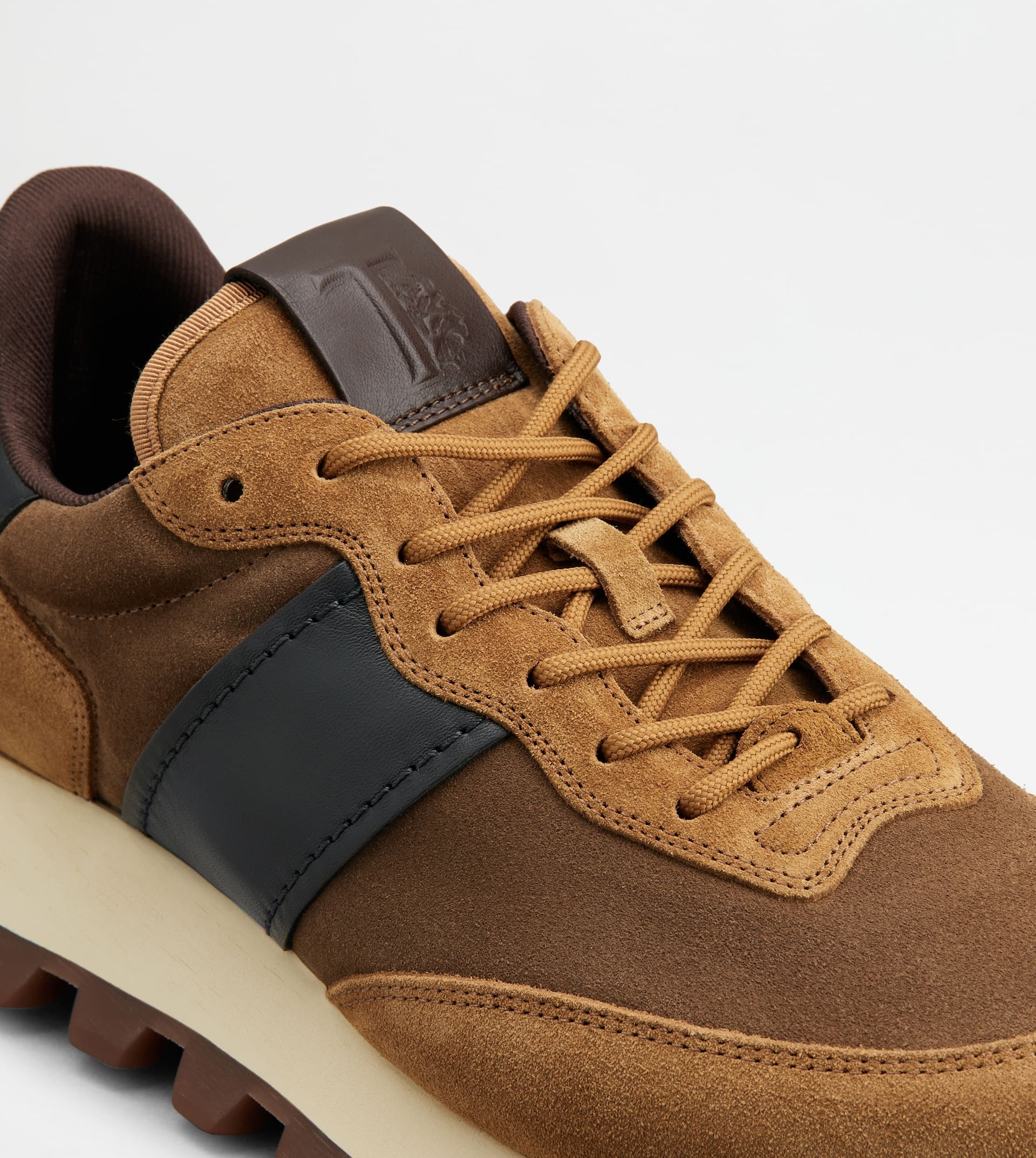 SNEAKERS TOD'S 1T IN SUEDE - BROWN, BLUE - 5