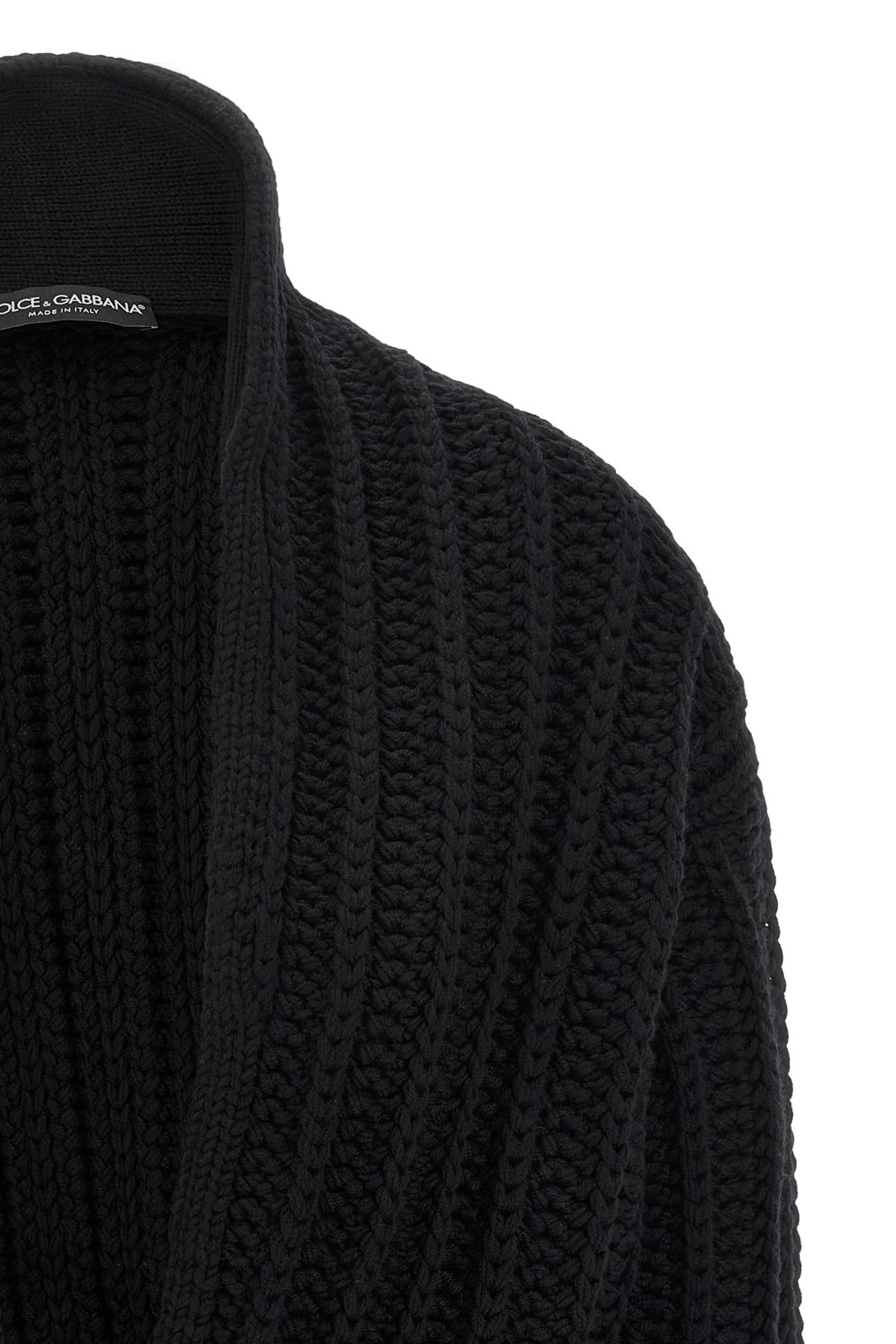 Coarse wool cardigan - 4