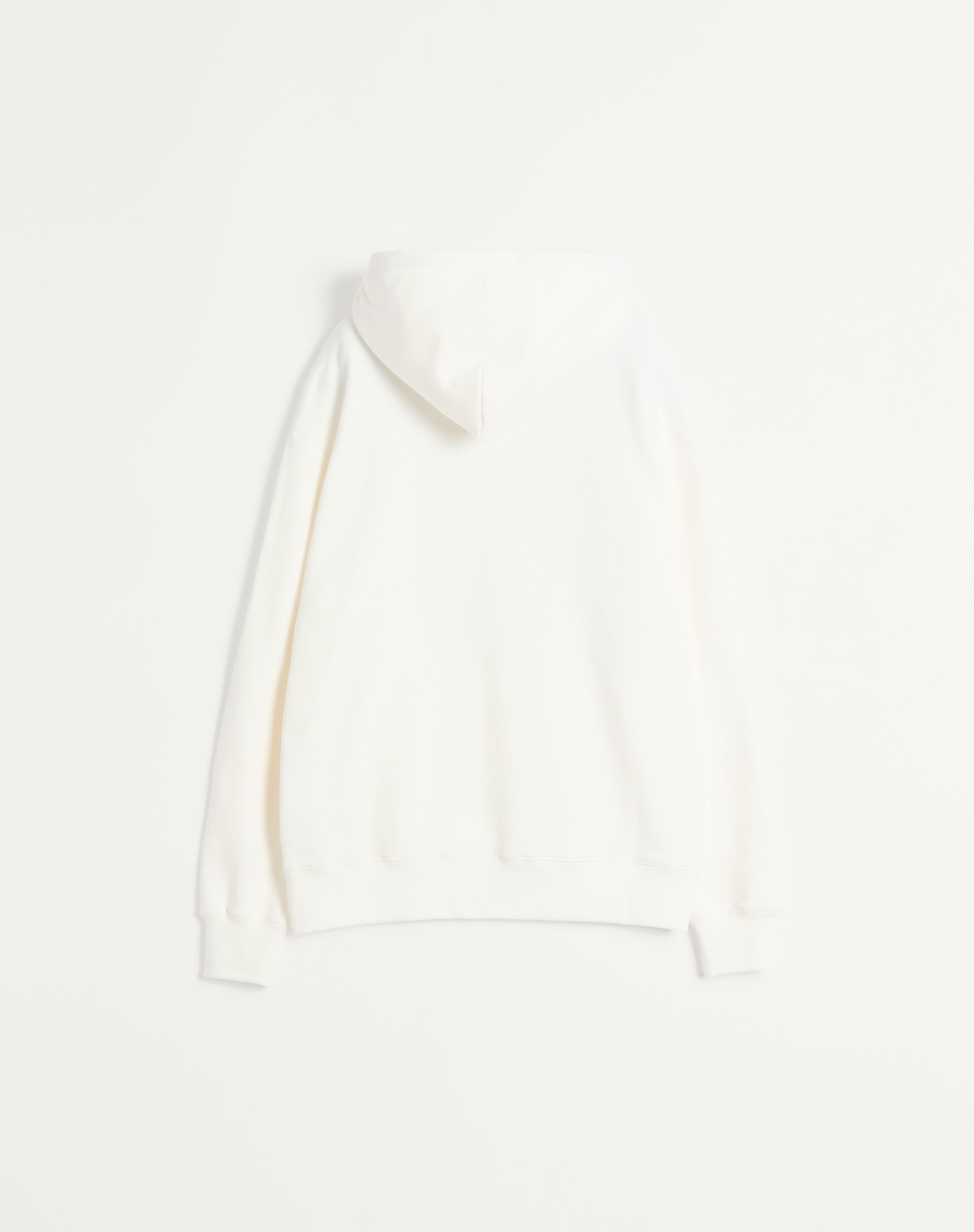 COTTON HOODED SWEATSHIRT WITH CHEZ VALENTINO PRINT - 2