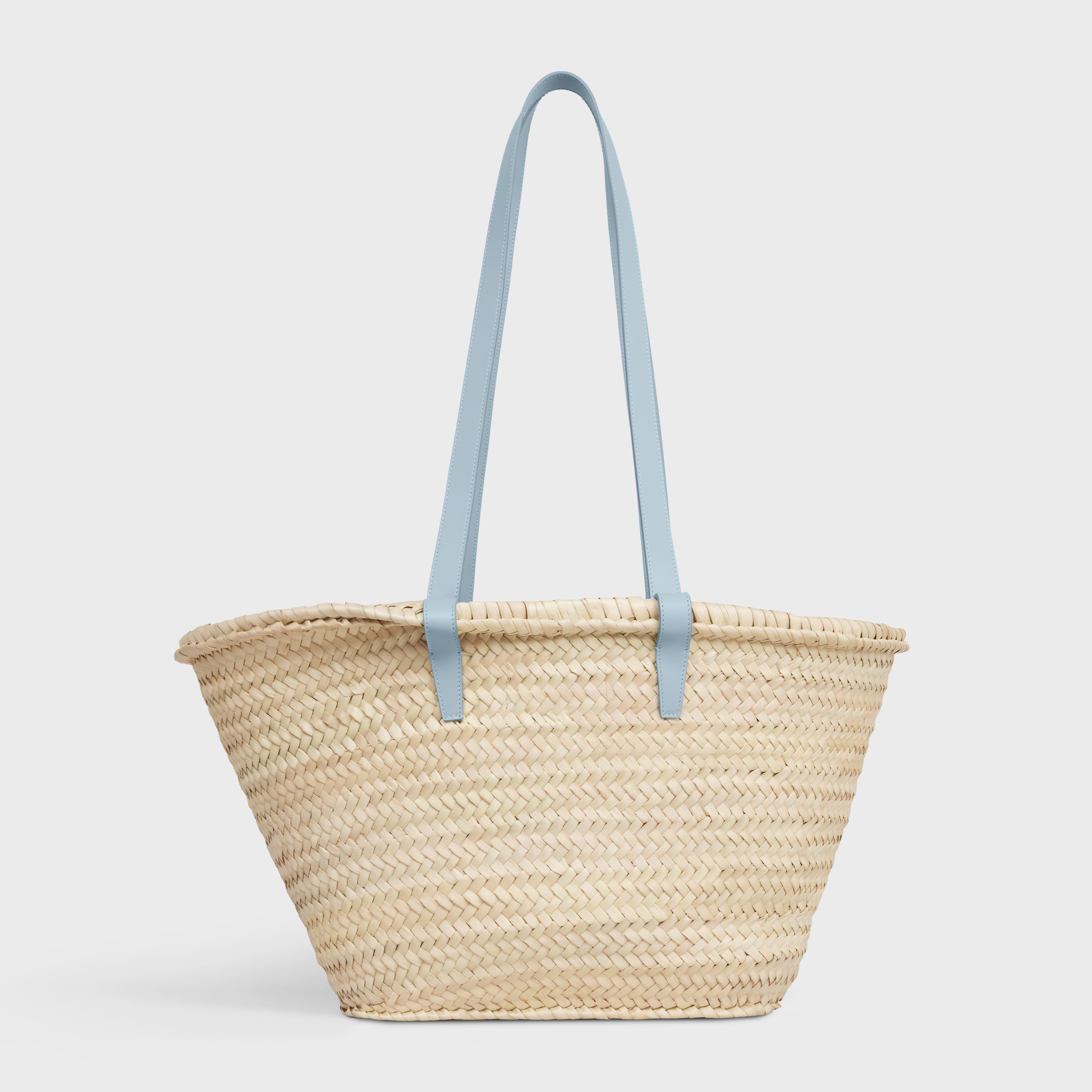 MEDIUM CELINE CLASSIC PANIER in palm leaves and Calfskin - 3