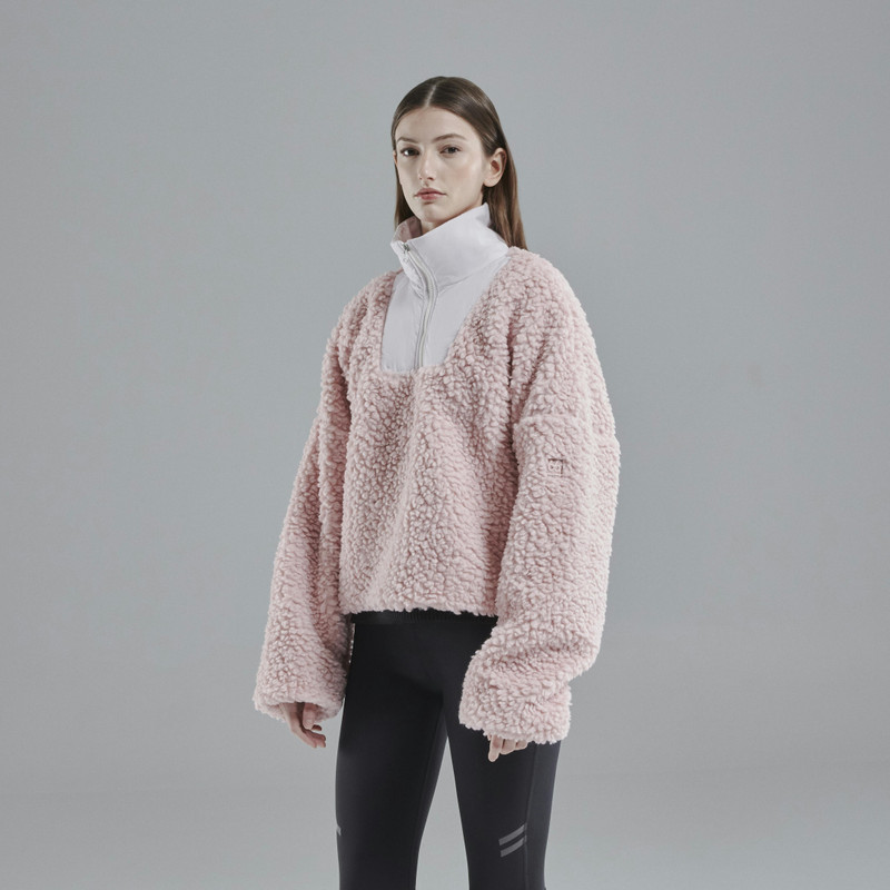 66°NORTH Varmahlíð Shearling Zip Neck outlook