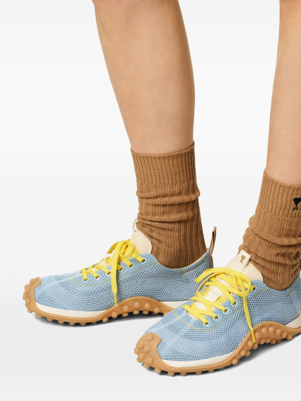 mesh low-top sneakers - 2