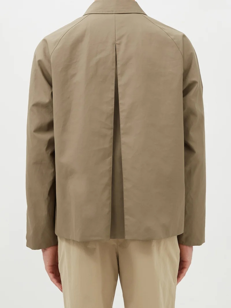 FENDI Cropped coated-linen jacket | matchesfashion | REVERSIBLE