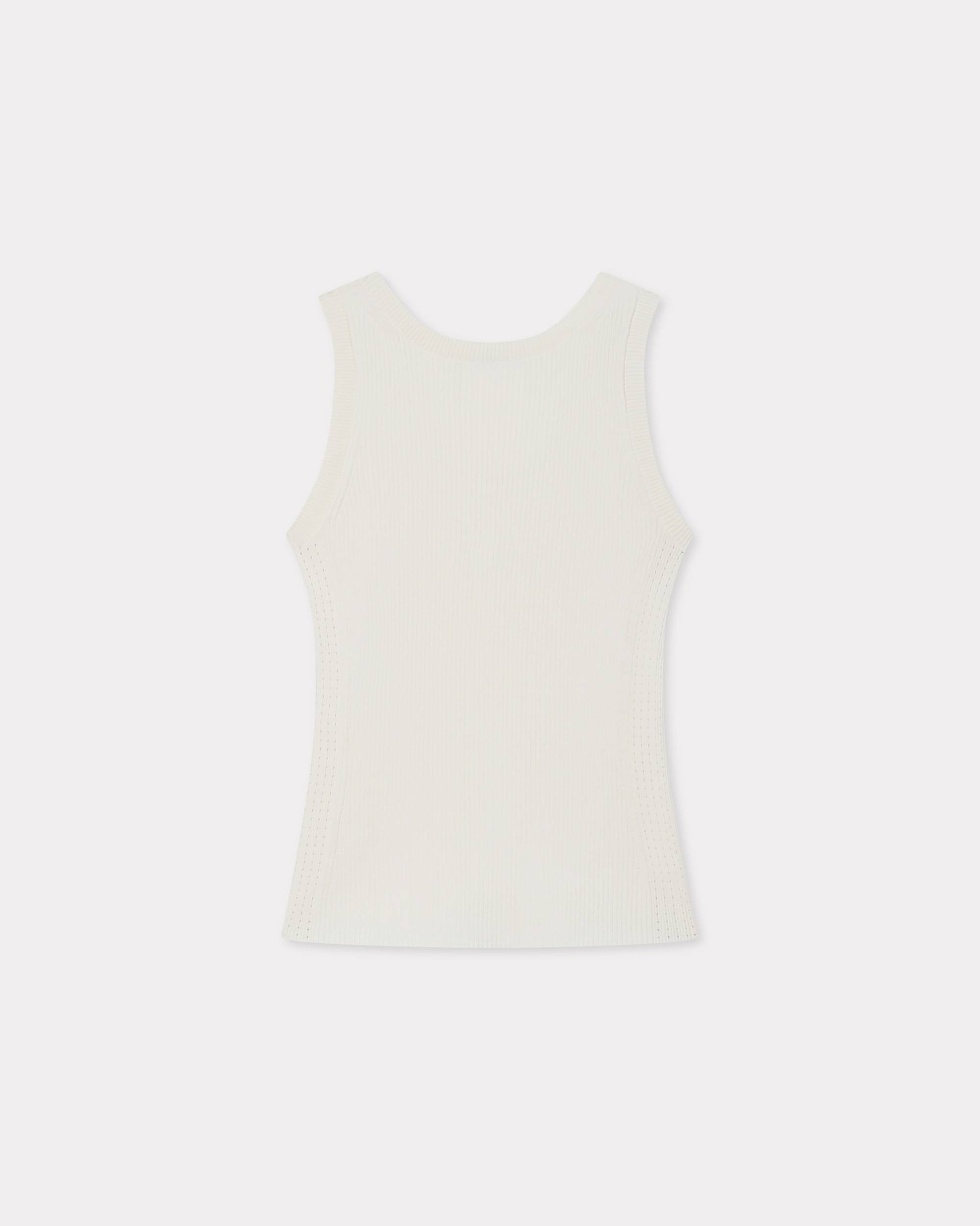 'Boke Flower 2.0' embroidered rib tank top - 2