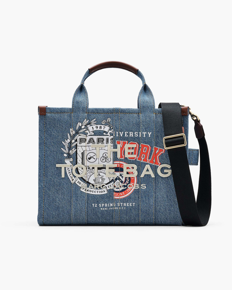 THE A.P.C. X MARC JACOBS DENIM MEDIUM TOTE BAG 1