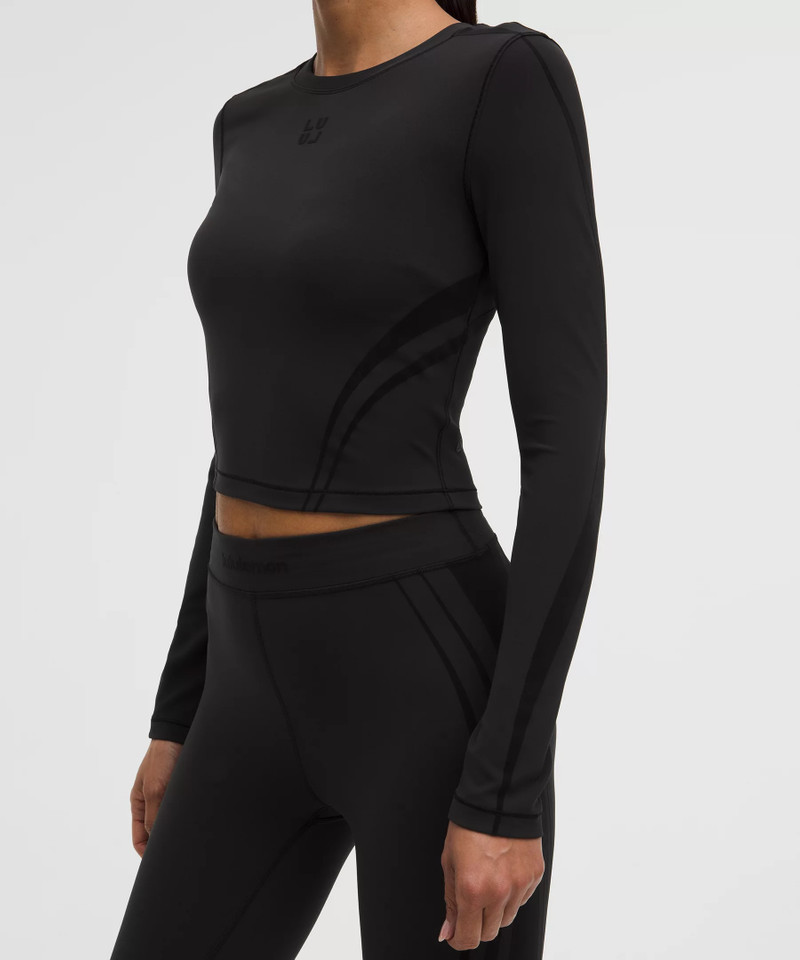 Wunder Train Cropped Long-Sleeve Shirt *Flocked 6