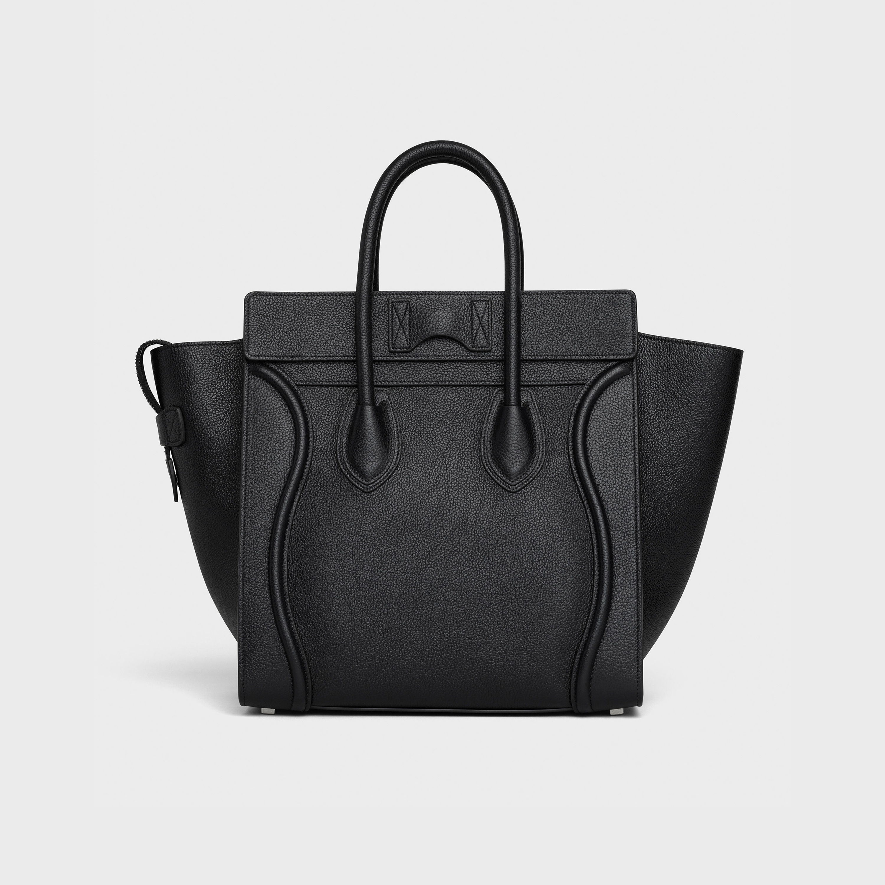 Mini Luggage handbag in drummed calfskin - 3