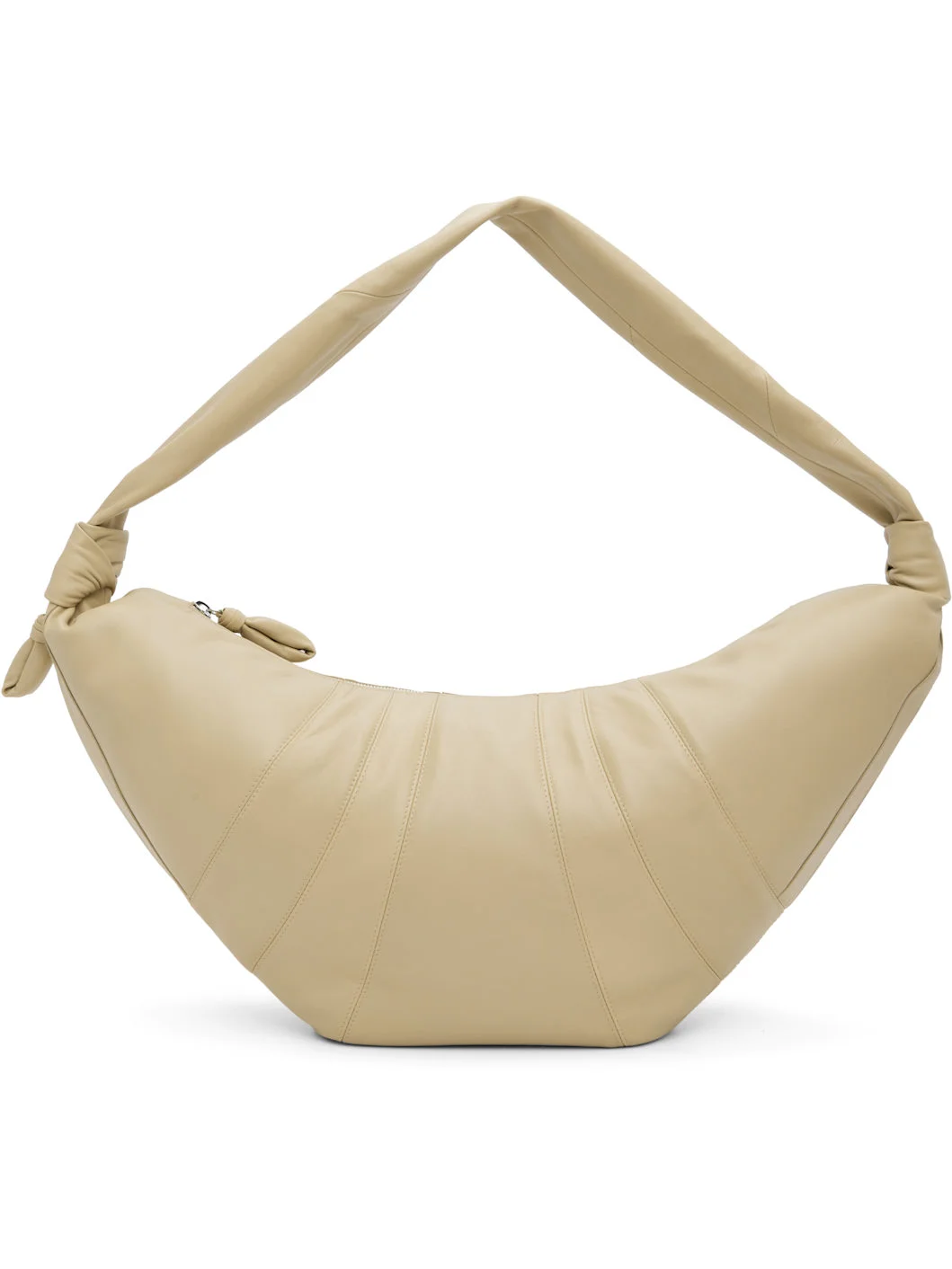 Beige Large Croissant Bag - 1