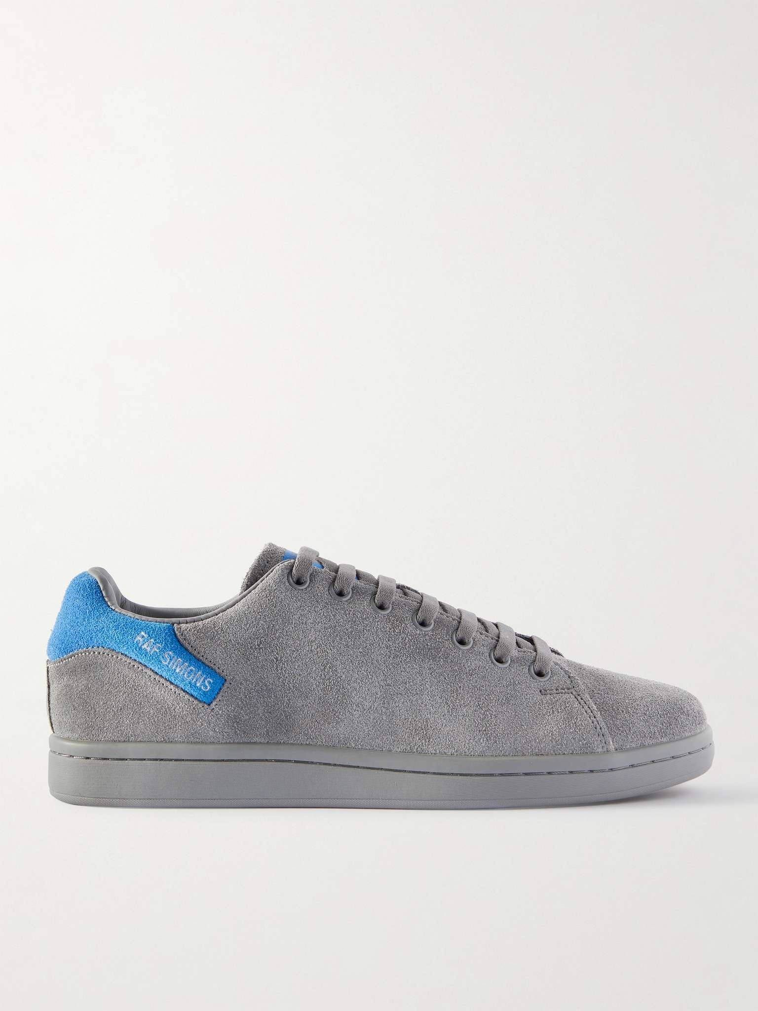 Orion Suede-Trimmed Leather Senakers - 1