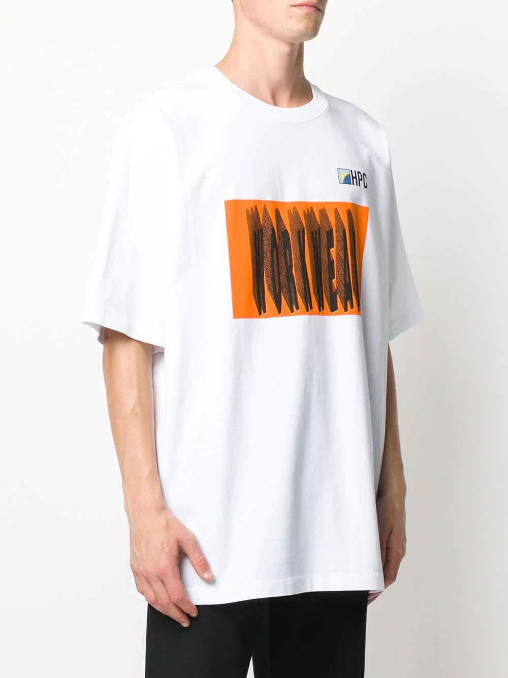 oversized graphic print cotton t-shirt - 3