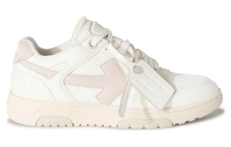 (WMNS) Off-White Slim Out Of Office Leather Sneakers 'White Pink' OWIA276S24LEA0010136 - 2