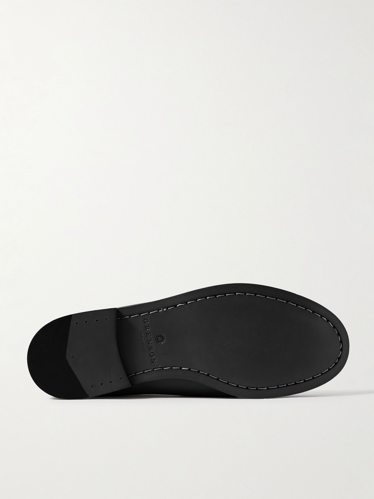 Simeon Leather Penny Loafers Black - 3