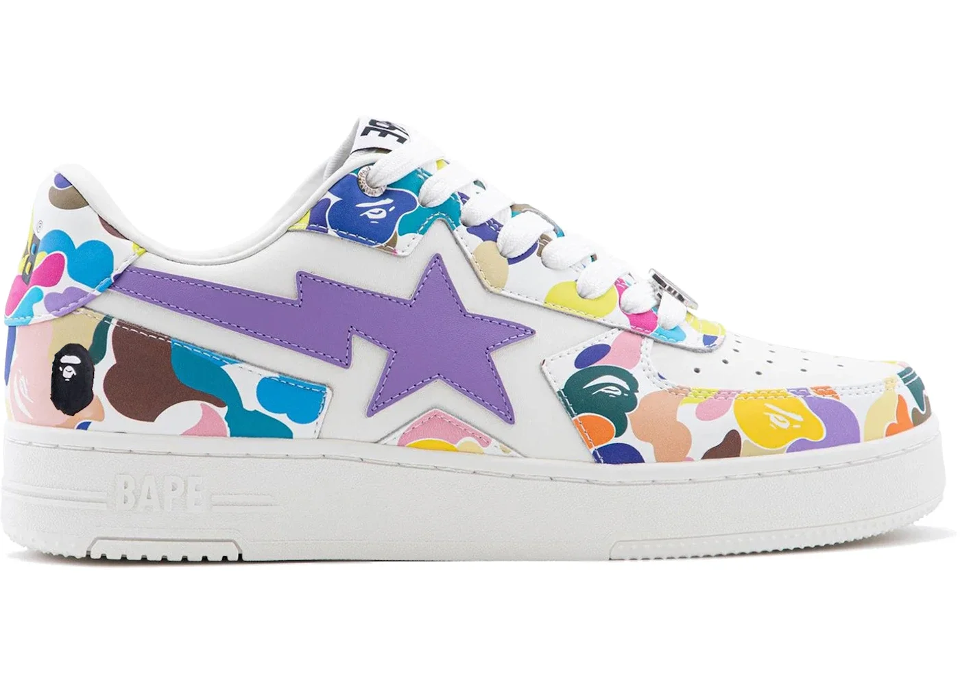 A Bathing Ape Bape Sta Icon #2 M2 White - 1