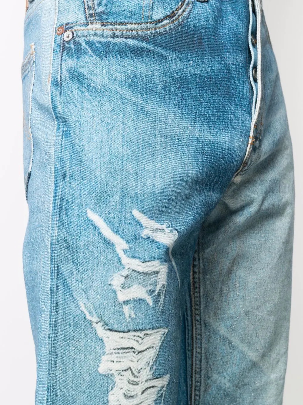 ripped-detail denim jeans - 5