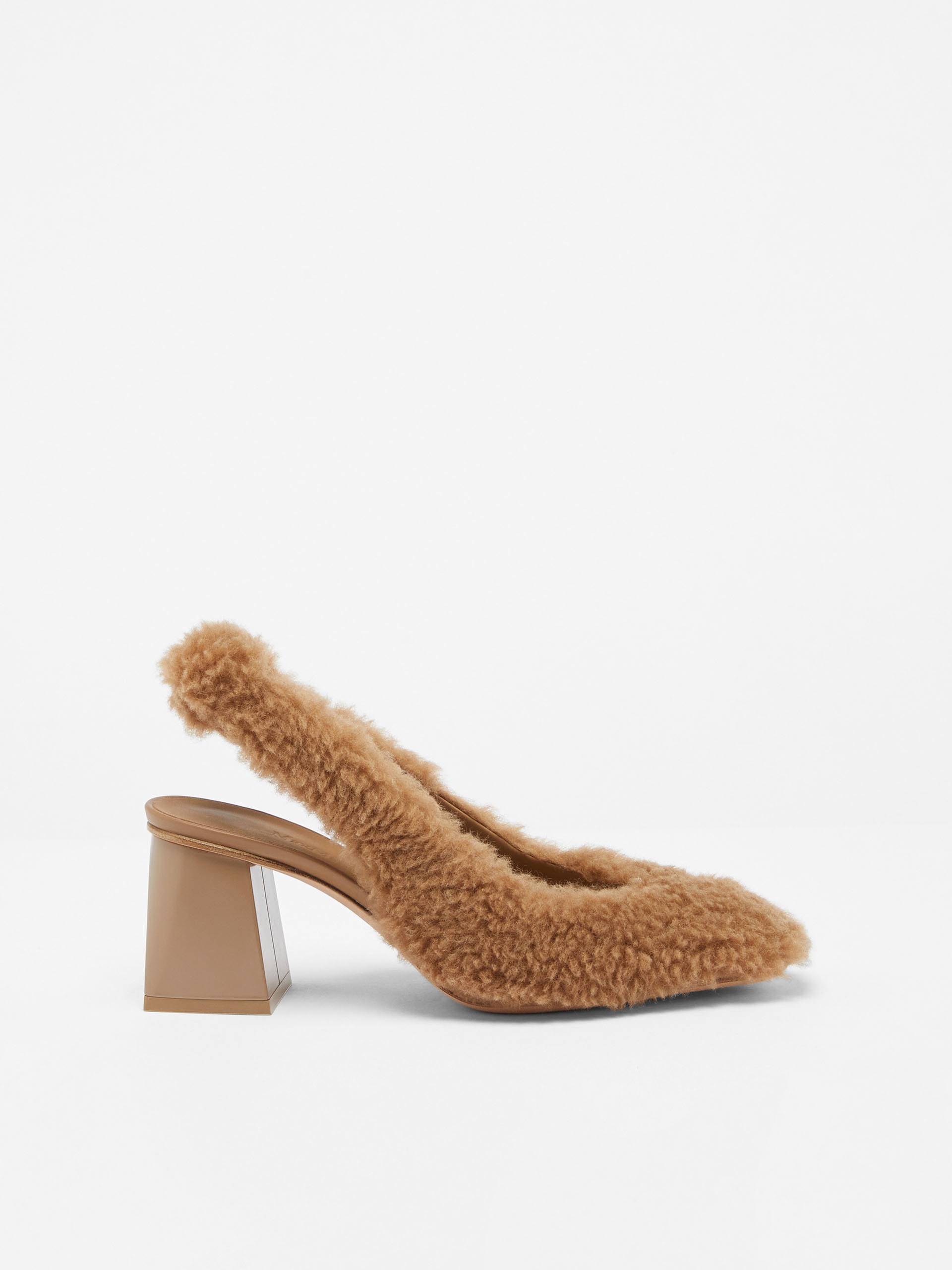 CLAREC Camel slingbacks - 1