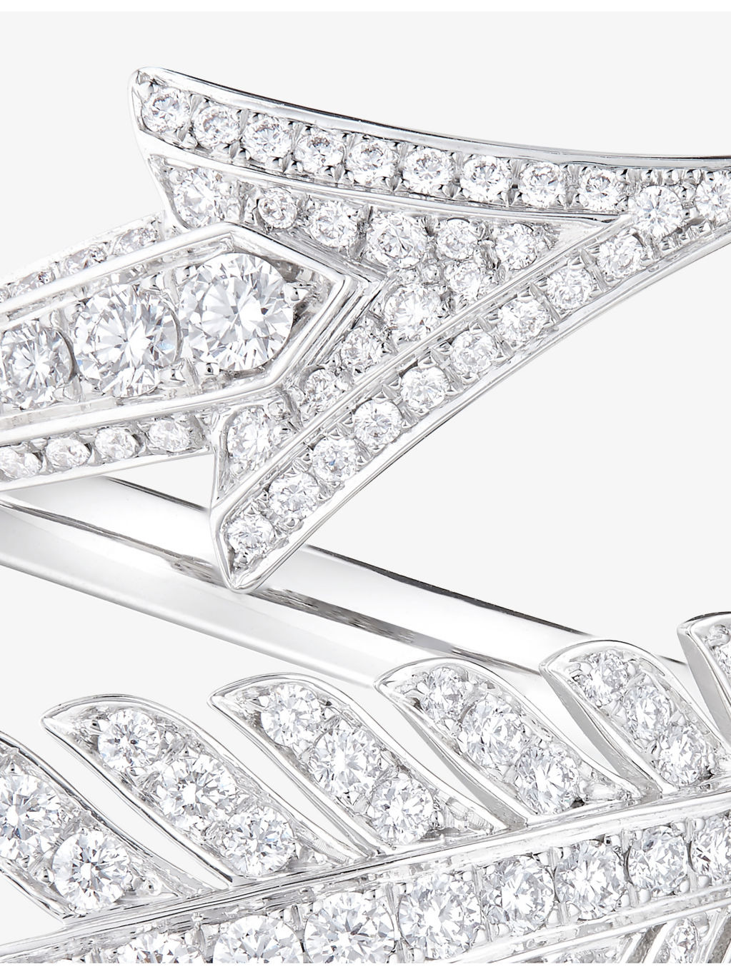 Fleche 18ct White-Gold And 0.67ct Diamond Ring - 3