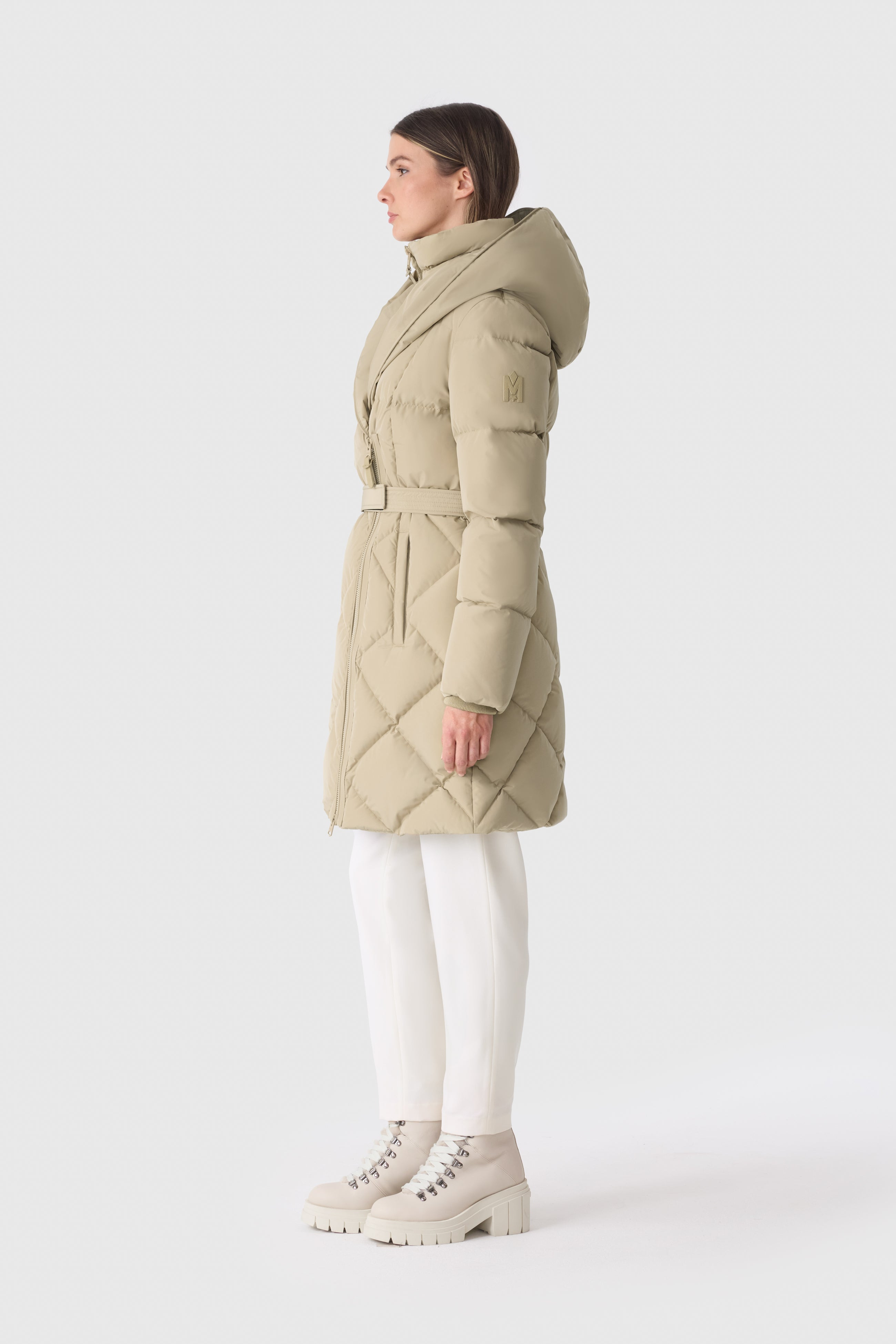 AYUMI 2-in-1 Long Down Coat with Bib - 3