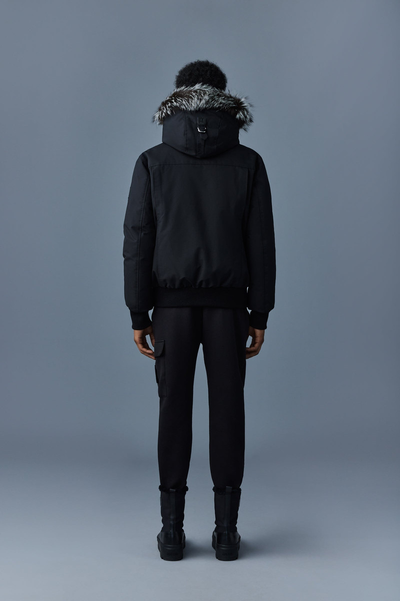 DIXON 2-in-1 Nordic Tech down bomber with silver fox fur 4