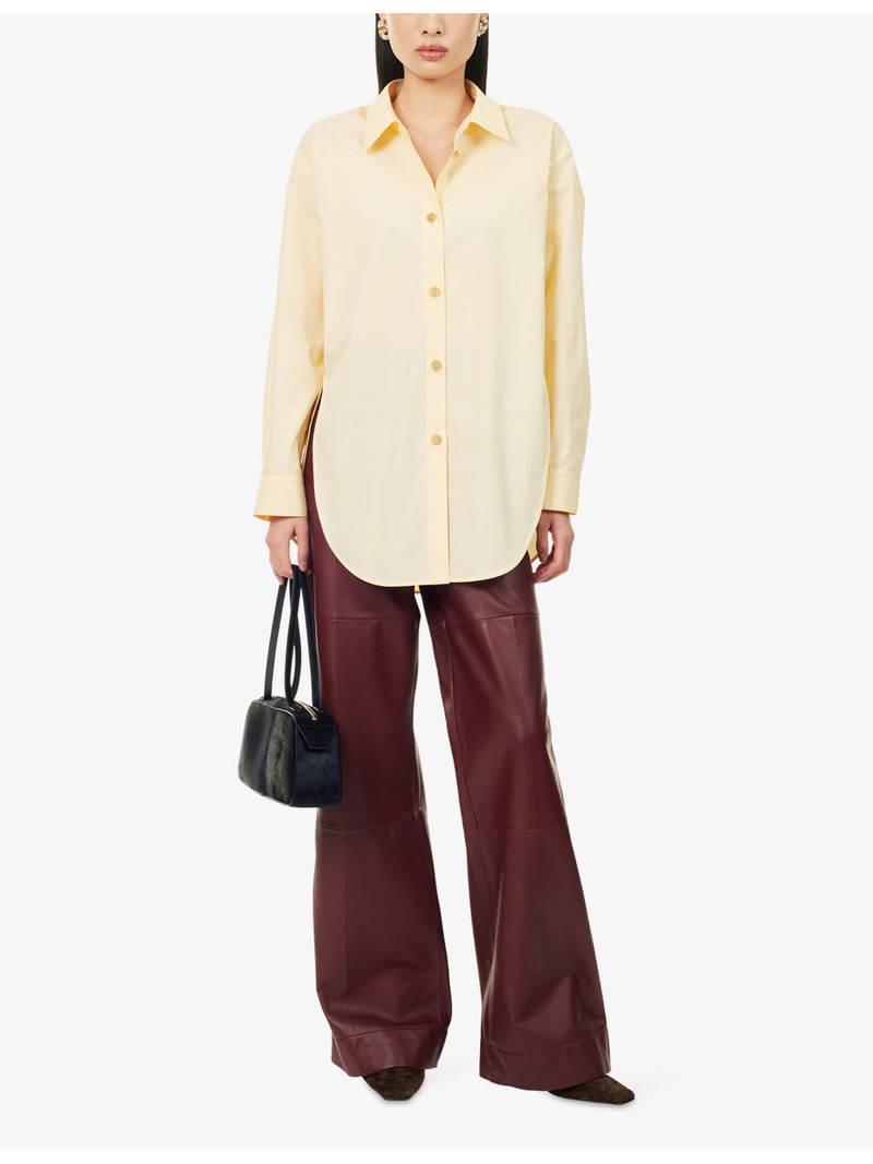 KHAITE Goya Oversized Cotton Shirt outlook